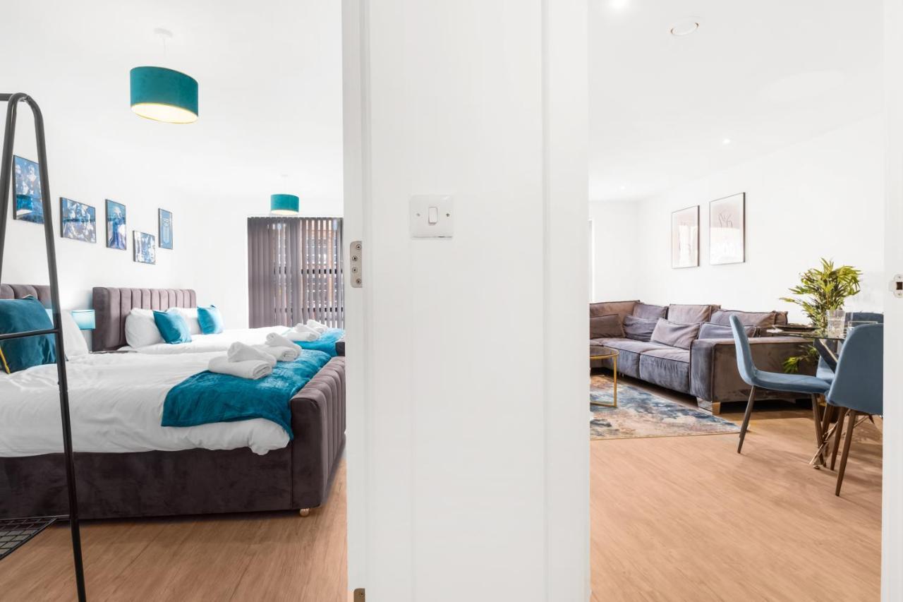 Ebra Stays - Choice Of 2 Or 3 Individual Beds - Luxury New Build Apartment ✪ City Centre, Digbeth ✓ Smart Tv'S & Large Corner Sofa - Μπέρμιγχαμ Εξωτερικό φωτογραφία