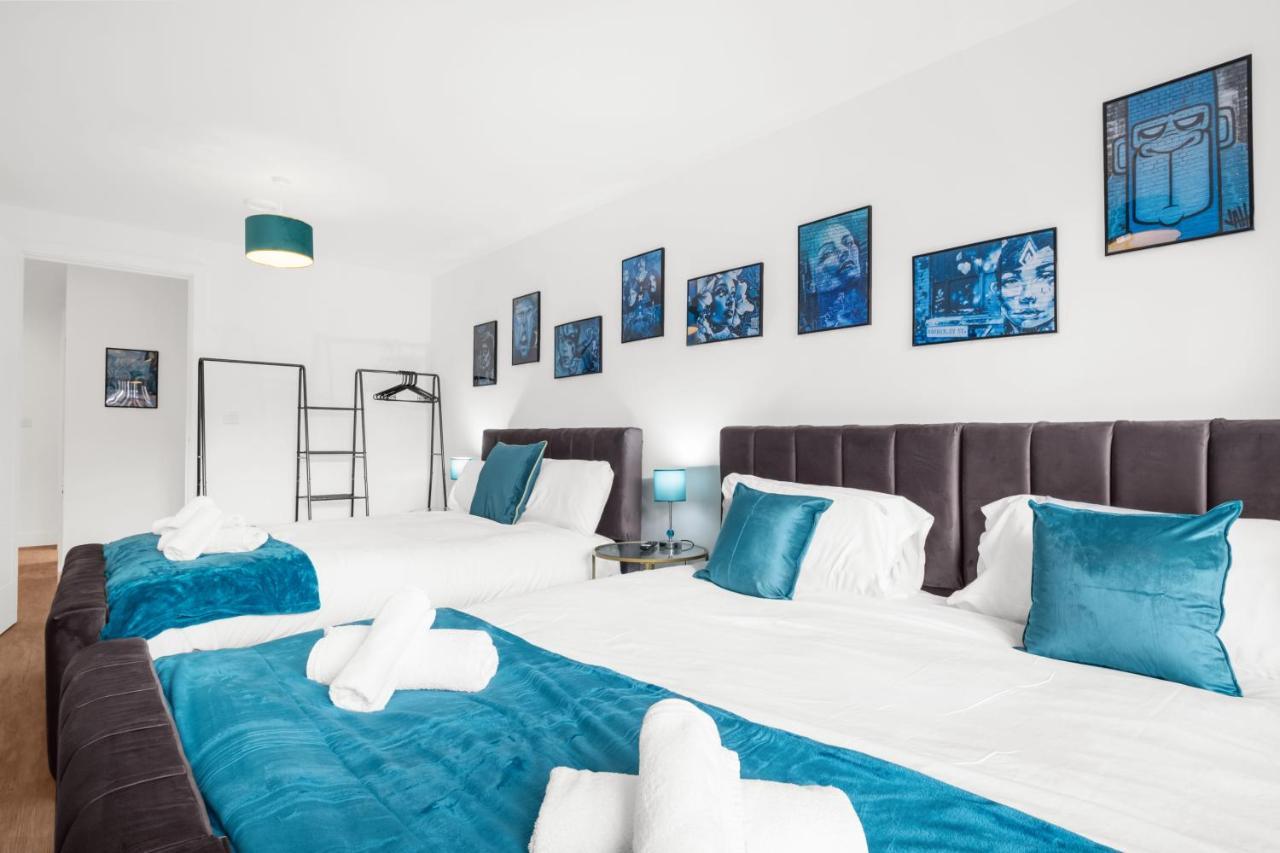 Ebra Stays - Choice Of 2 Or 3 Individual Beds - Luxury New Build Apartment ✪ City Centre, Digbeth ✓ Smart Tv'S & Large Corner Sofa - Μπέρμιγχαμ Εξωτερικό φωτογραφία